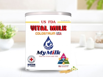 SỮA NON DINH DƯỠNG TĂNG ĐỀ KHÁNG VITAL MILK 450GR