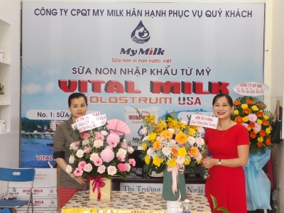 HÌNH ẢNH KHAI TRƯƠNG VĂN PHÒNG ĐẠI LÝ SỮA NON VITAL MILK TẠ KIM TẠI THÀNH PHỐ QUẢNG NGÃI